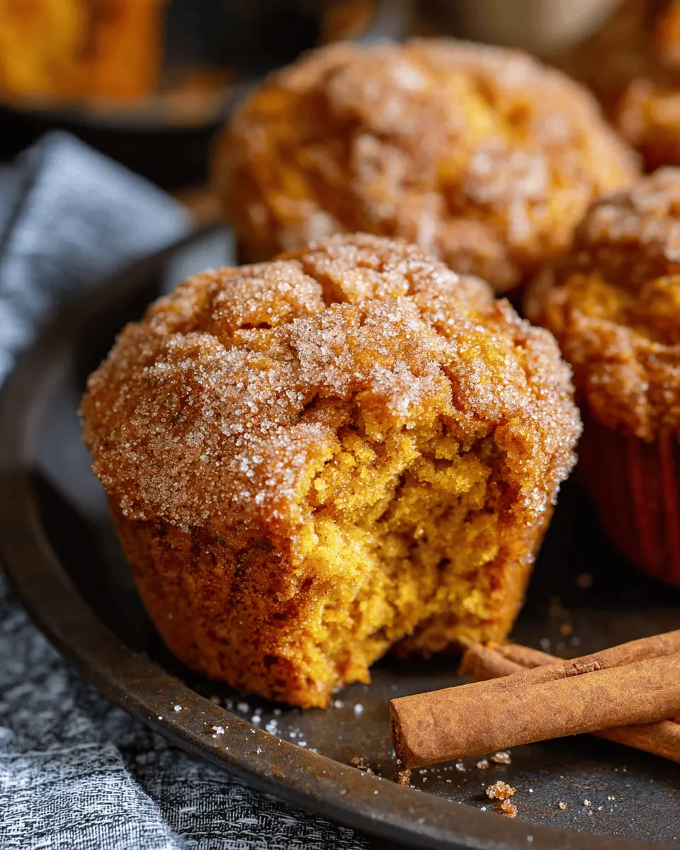 Cinnamon Sugar Pumpkin Muffins That Will Bring Joy to Your Kitchen