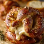 Mozzarella Stuffed Soft Pretzels