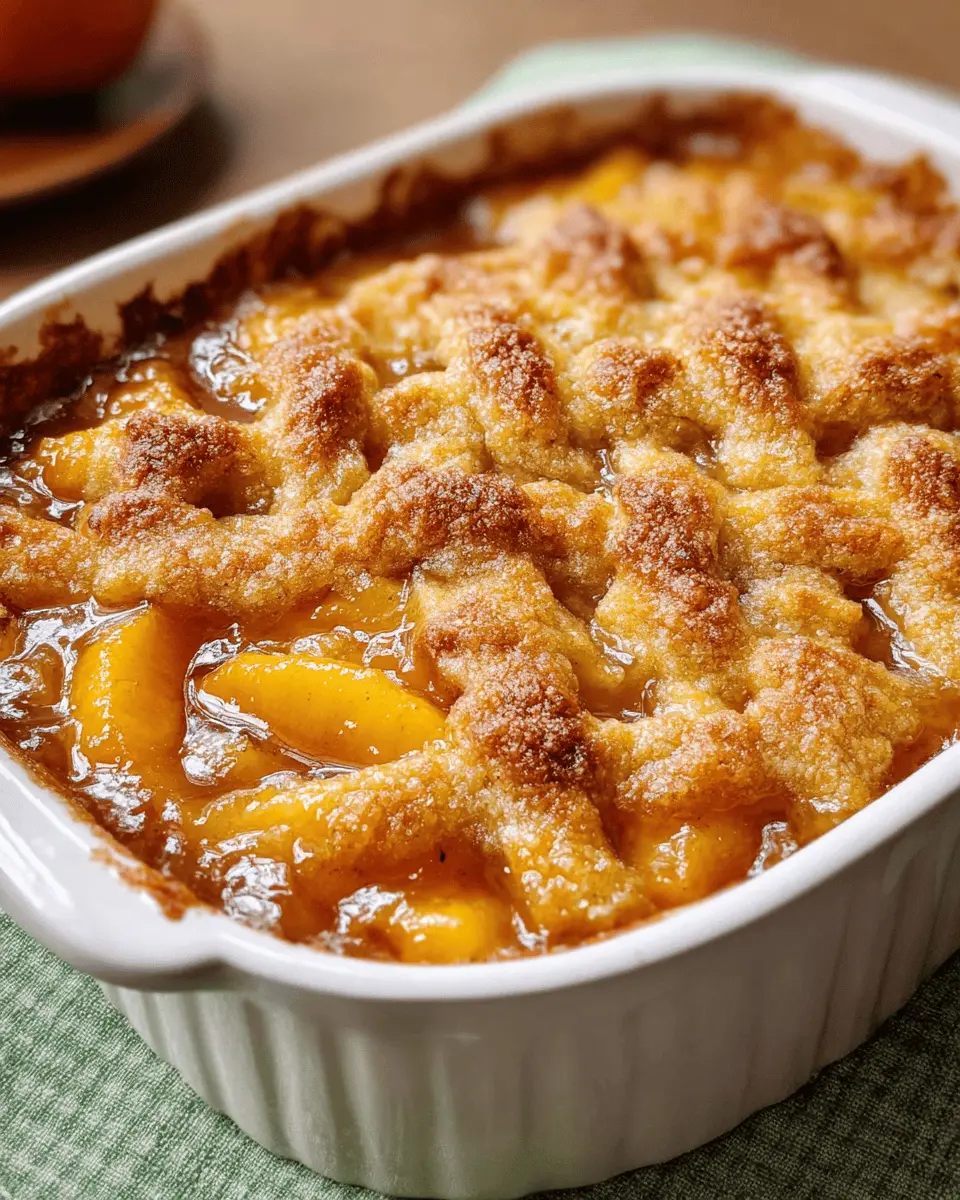 Old Time Oven Peach Cobbler: A Joyful Taste of Nostalgia