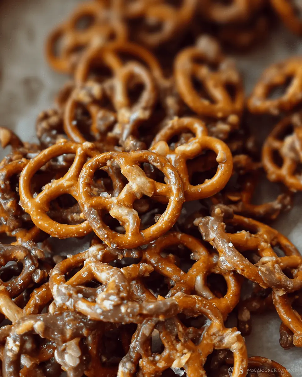 Crunchy Butter Toffee Pretzels: The Best Sweet & Salty Snack