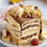 Gâteau de crêpes tiramisu banane