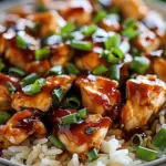 Honey BBQ Chicken Rice: A Delicious and Easy Recipe for Dinner