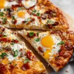 Cheese Crust Breakfast Pizza