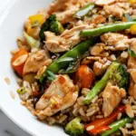 Chicken Stir-Fry with Vegetables and Brown Rice