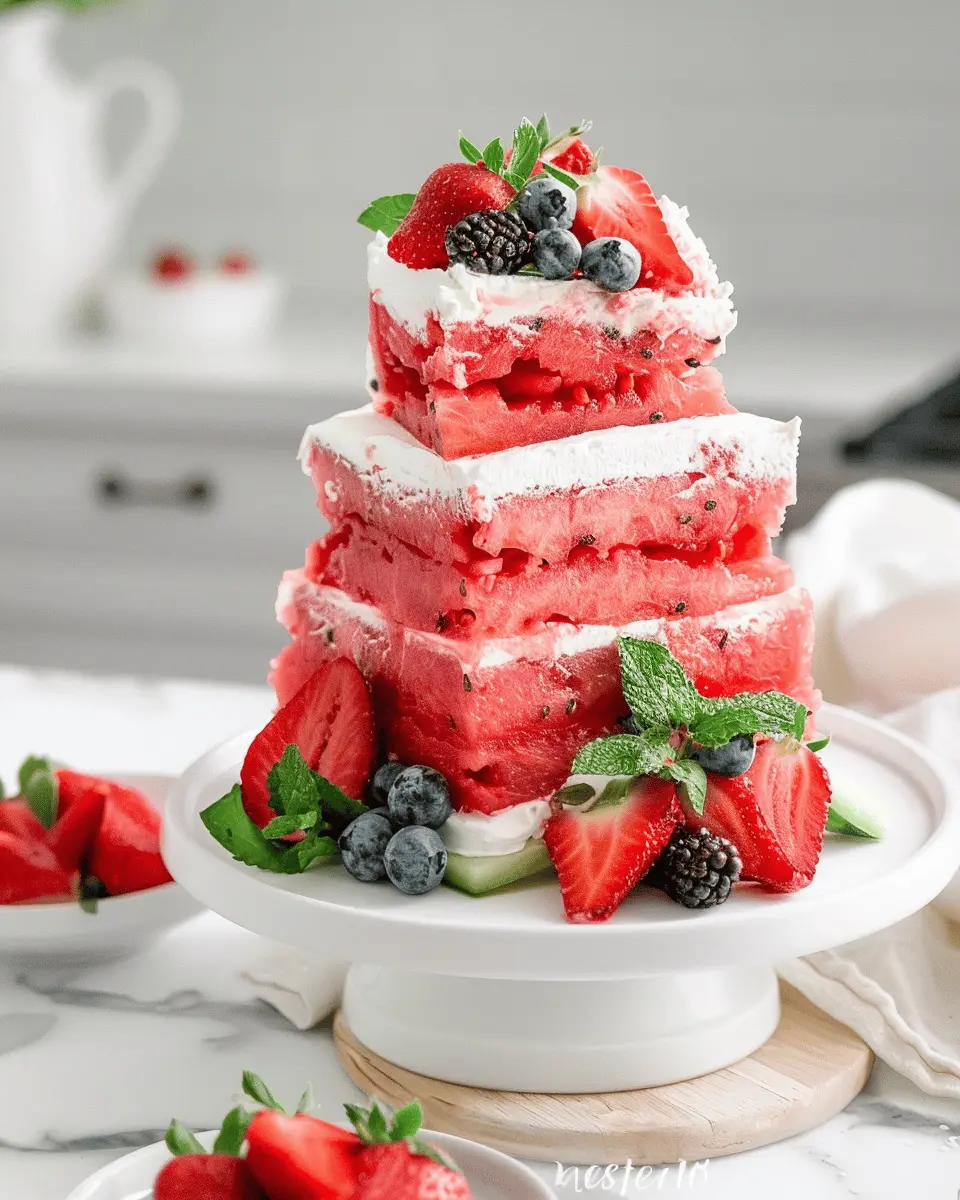 Watermelon Cake: The Best Juicy Treat for Your Summer Parties