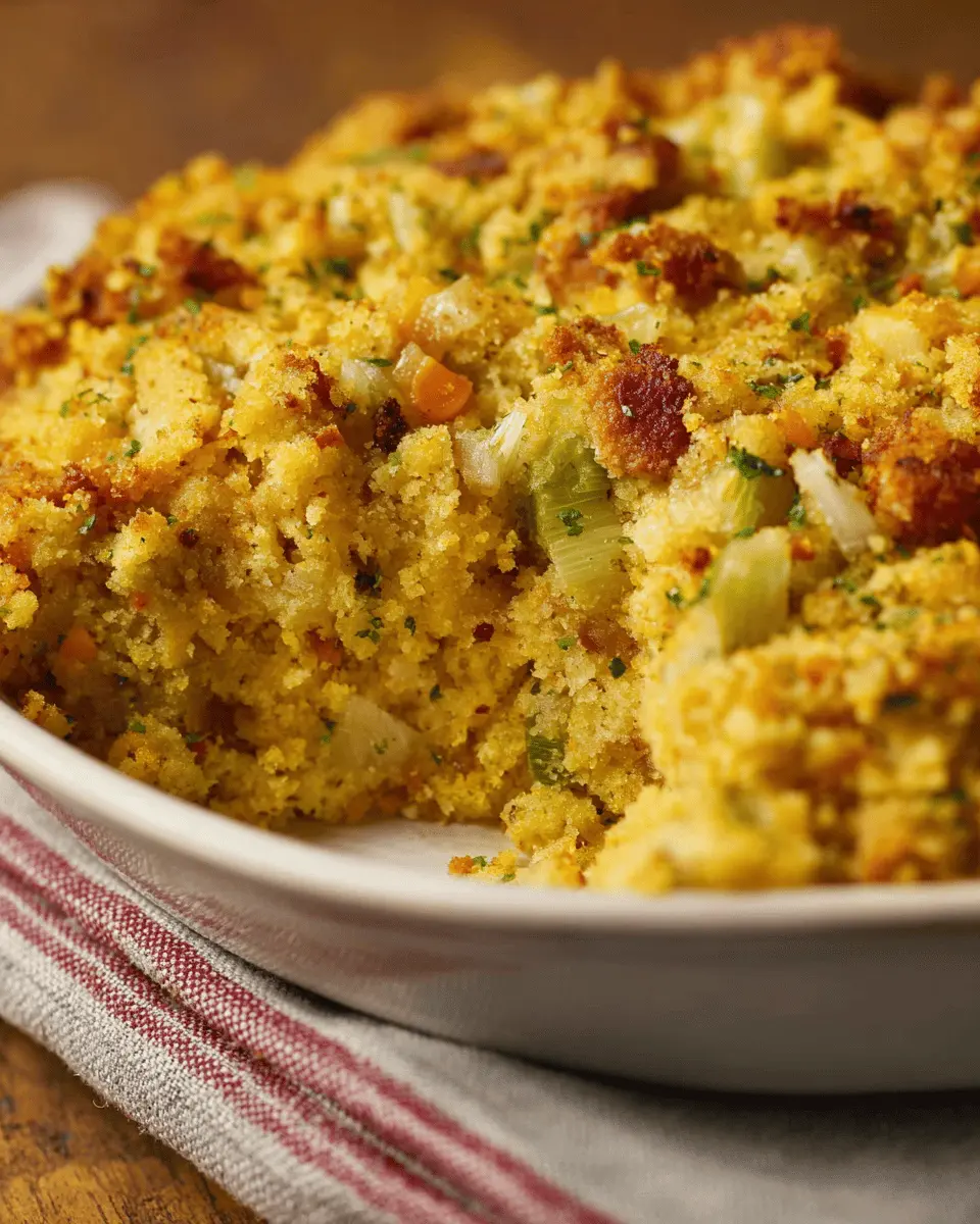 Mama’s Cornbread Dressing: The Easy, Flavorful Classic You’ll Love