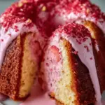 Strawberry Cheesecake Bundt Cake