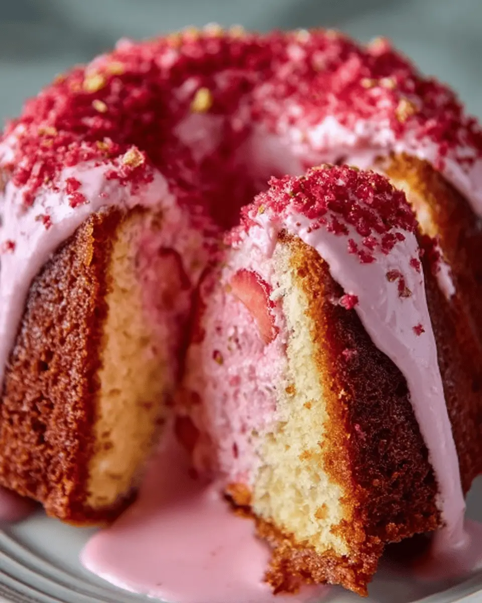 Strawberry Cheesecake Bundt Cake: The Best Indulgent Treat