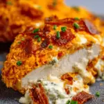 Cream Cheese and Turkey Bacon Stuffed Doritos Chicken