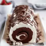 Chocolate Swiss Roll Cake