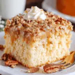 Butter Pecan Praline Poke Cake