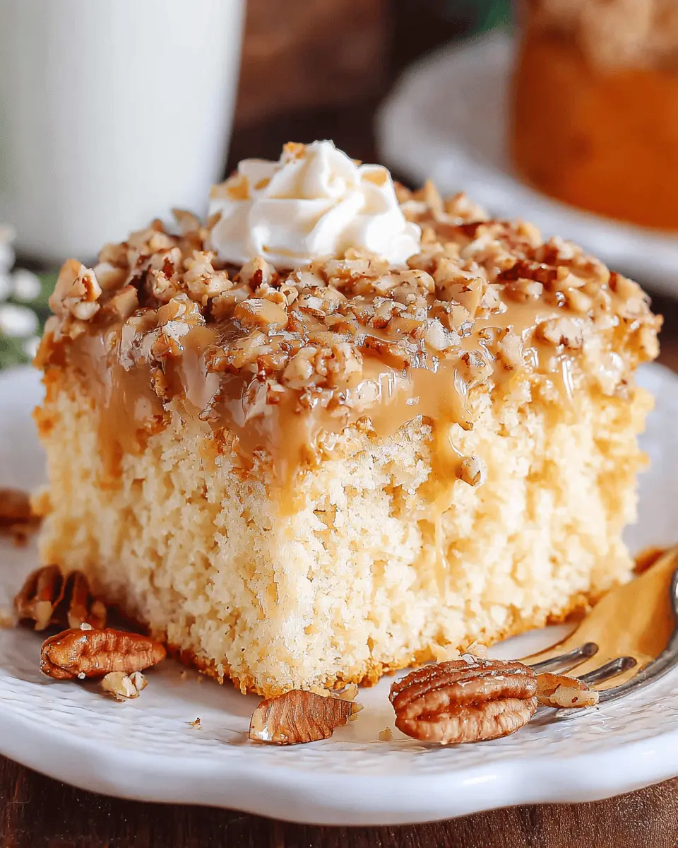 Butter Pecan Praline Poke Cake: The Best Indulgent Treat at Home