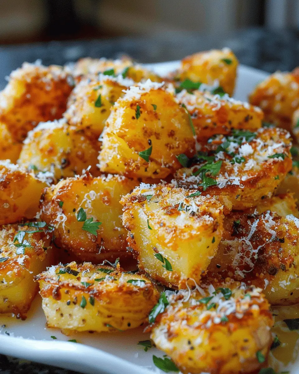 Amazing Crispy Parmesan Crusted Potatoes Ready in 30 Min Flat
