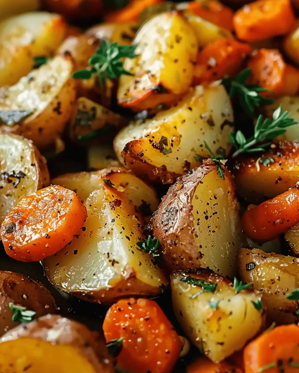 Garlic Herb Roasted Potatoes, Carrots, and Zucchini: Easy Delight