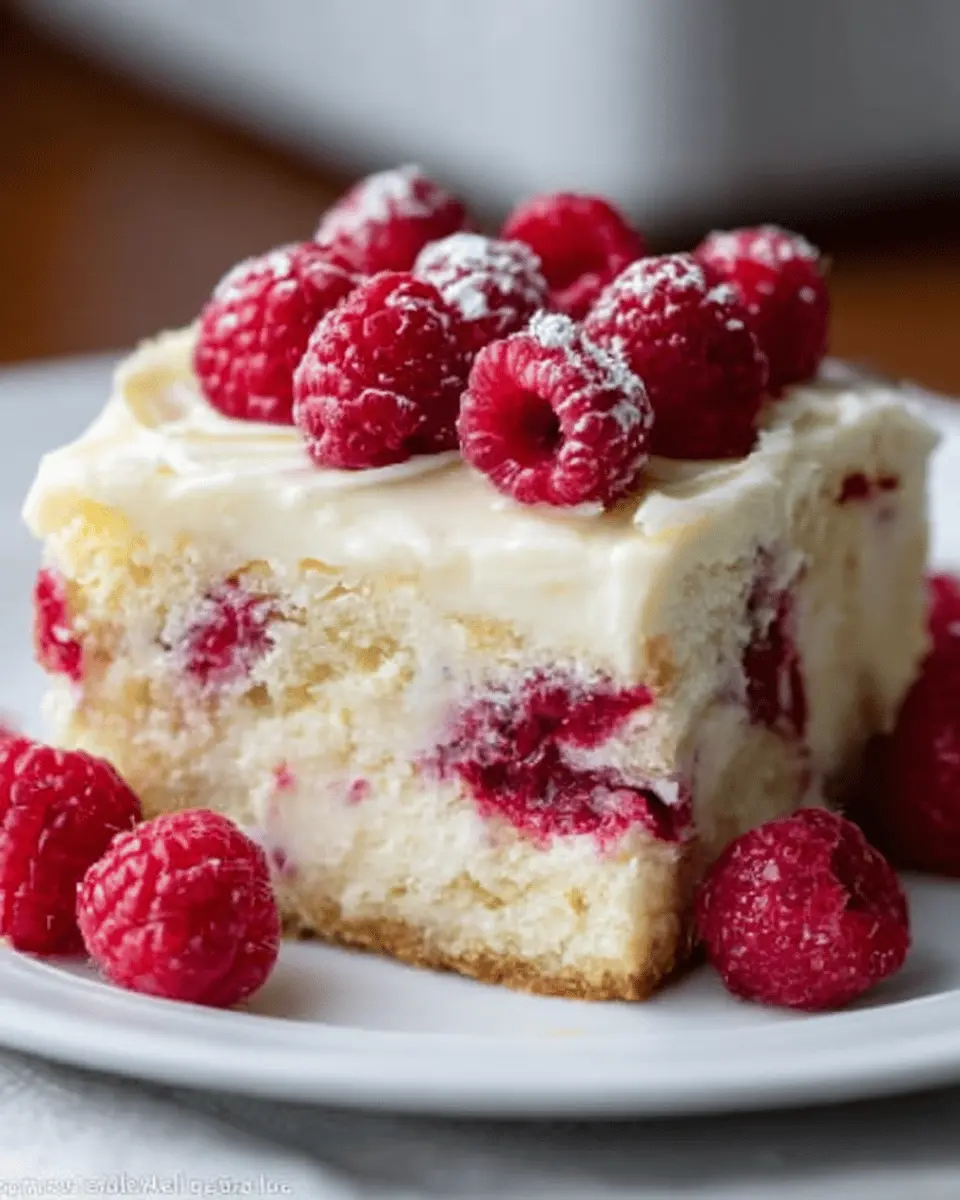 White Chocolate Raspberry Poke Cake: The Indulgent Dessert You’ll Love