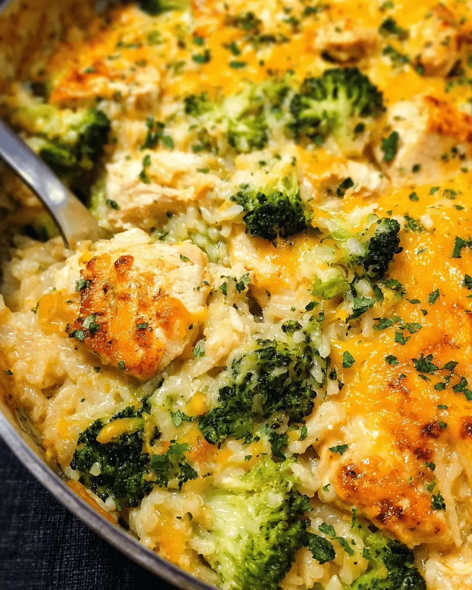 Cheesy Chicken, Rice & Broccoli Bake: A Cozy Family Favorite