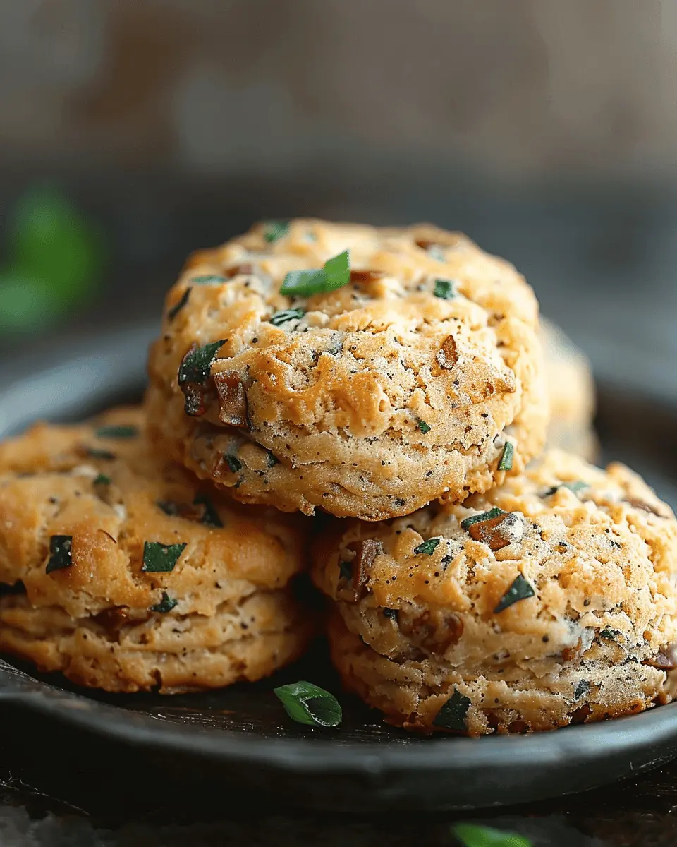 Breakfast Protein Biscuits: Easy Recipe with Turkey Bacon Delight