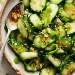 Gingery Smashed Cucumber Salad (Asian-Inspired)