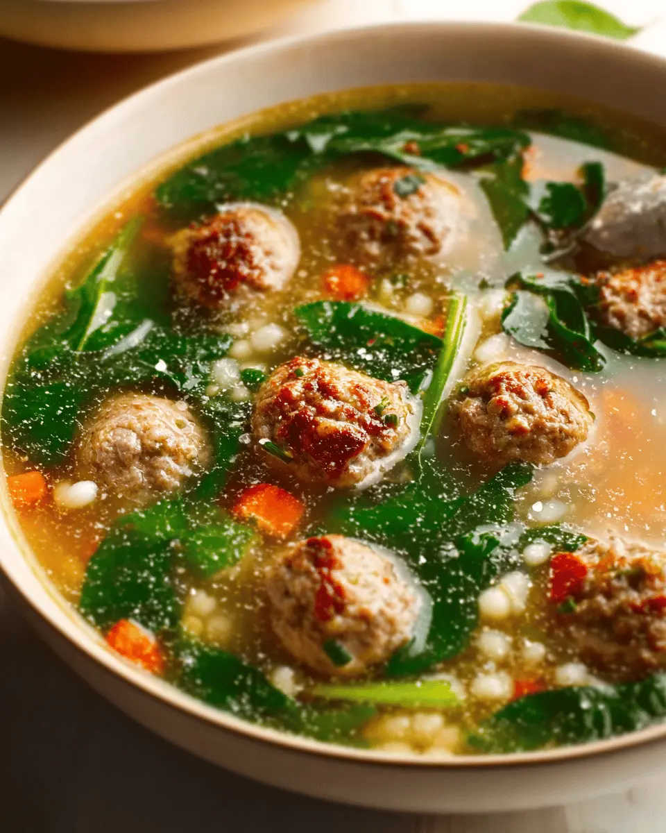 Homemade Italian Wedding Soup: A Cozy & Healthy Delight