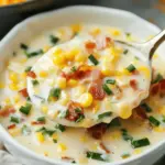 Instant Pot Corn Chowder with Cream Cheese and Bacon