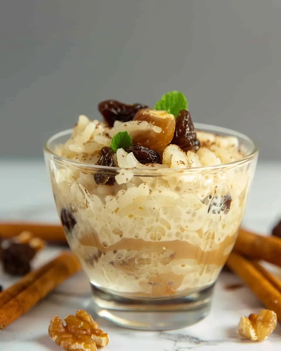 Ninja Foodi Rum Raisin Rice Pudding: Easy Comfort Dessert Delight