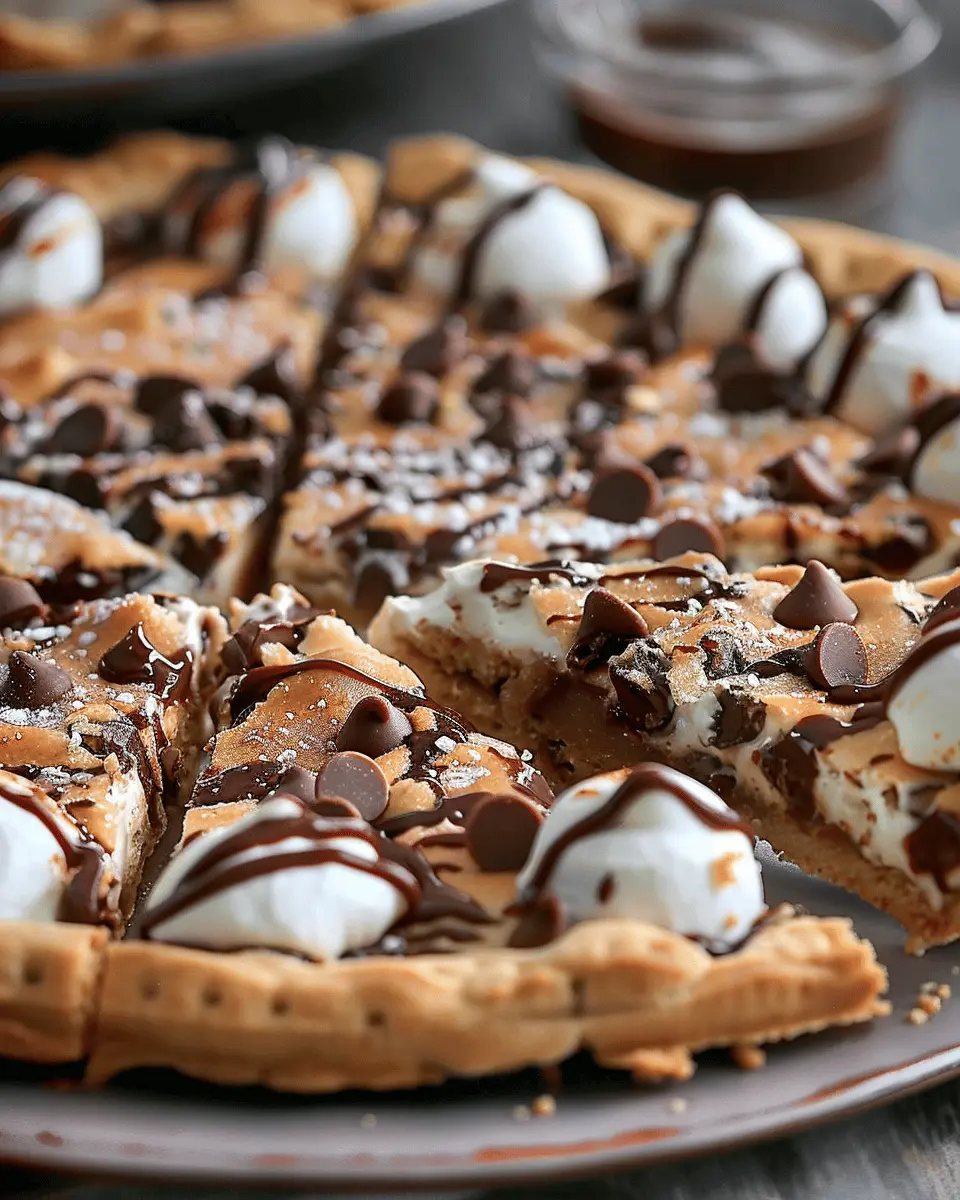Chocolate Chip Cookie Dough Dessert Pizza: The Best Indulgence