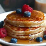 Vanilla Cinnamon Buttermilk Pancakes Recipe