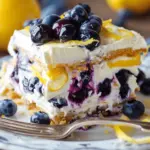 Lemon Blueberry Icebox Cake