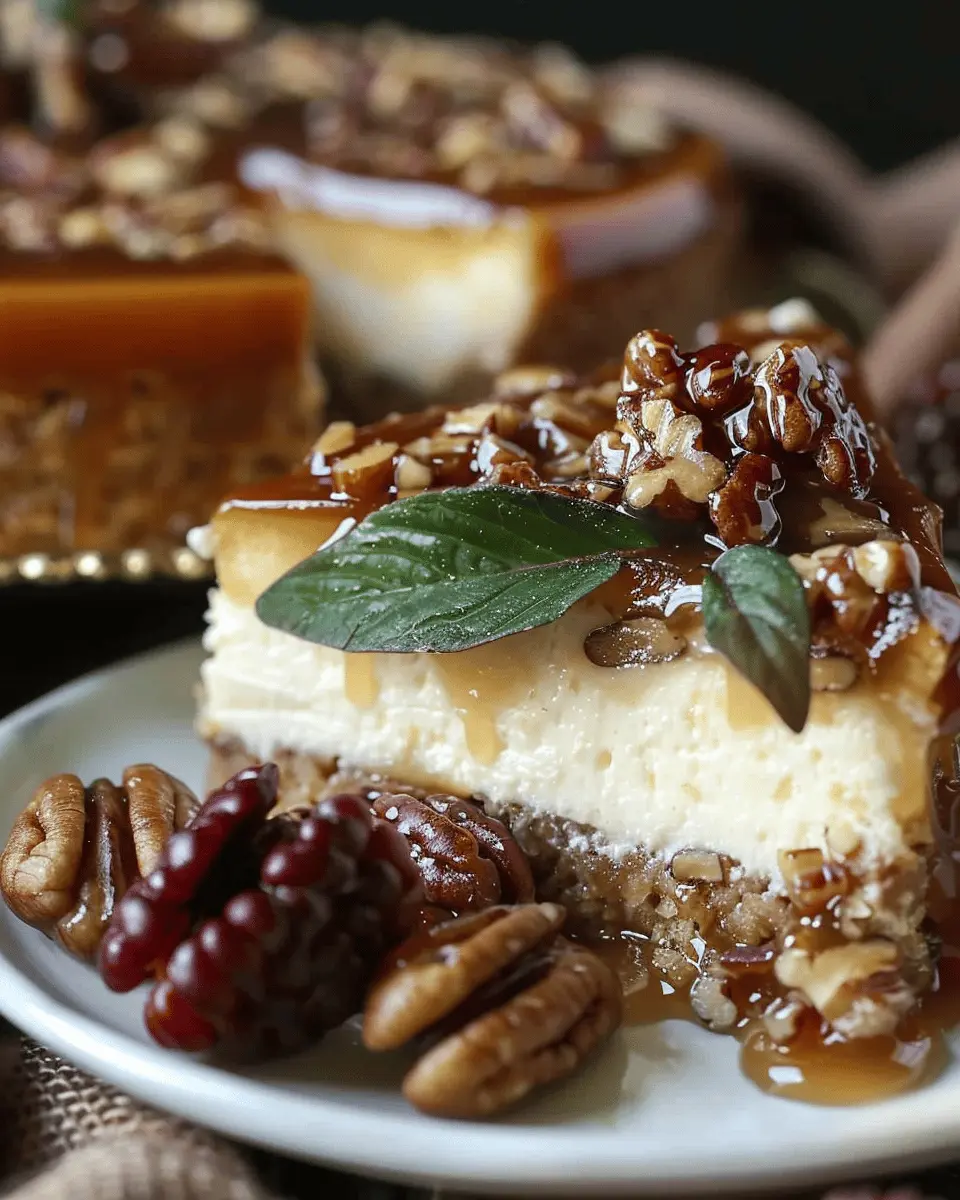 Caramel Pecan Cheesecake: The Ultimate Indulgent Treat for Everyone