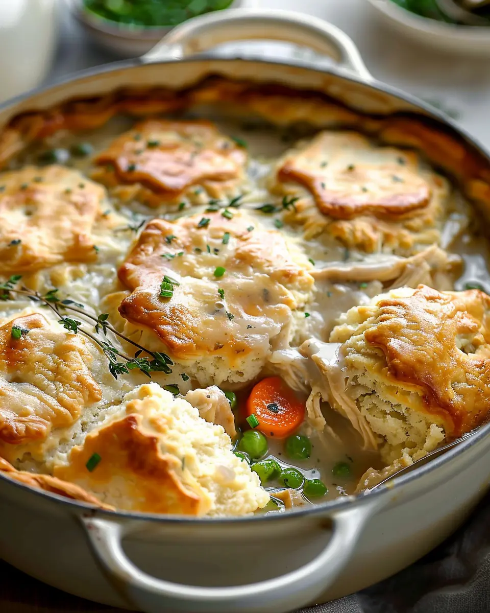 Biscuit Chicken Pot Pie Recipe: A Cozy, Comforting Delight