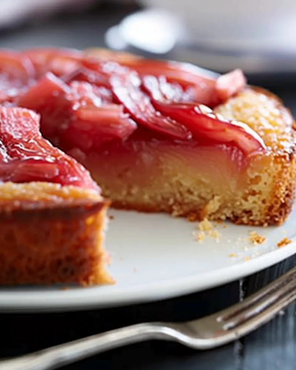 Rhubarb Upside-Down Cake: The Easy Indulgence You Need Today