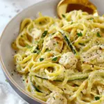 Creamy Zucchini and Chicken Pasta