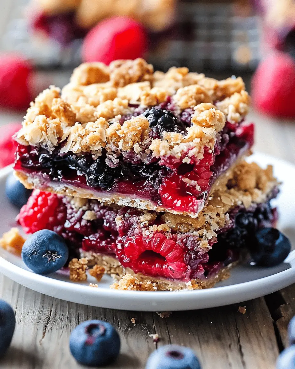 Berry Crumble Bars: Easy and Indulgent Treats for Everyone