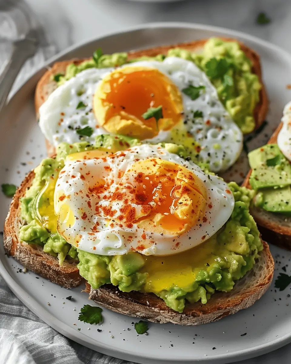 Simple Avocado Toast with Egg: The Best Healthy Breakfast Delight