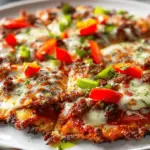 Meat Crust Pizza (Keto Meatza)