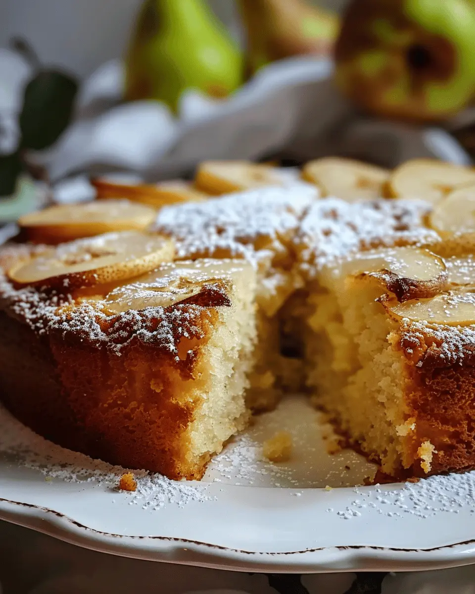 Italian Pear Cake: A Delightful Twist on a Classic Dessert