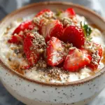 Strawberries and Cream Porridge Recipe
