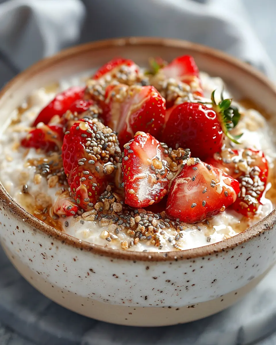 Strawberries and Cream Porridge Recipe: A Deliciously Easy Start