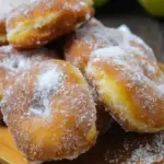 Air Fryer Apple Stuffed Donuts
