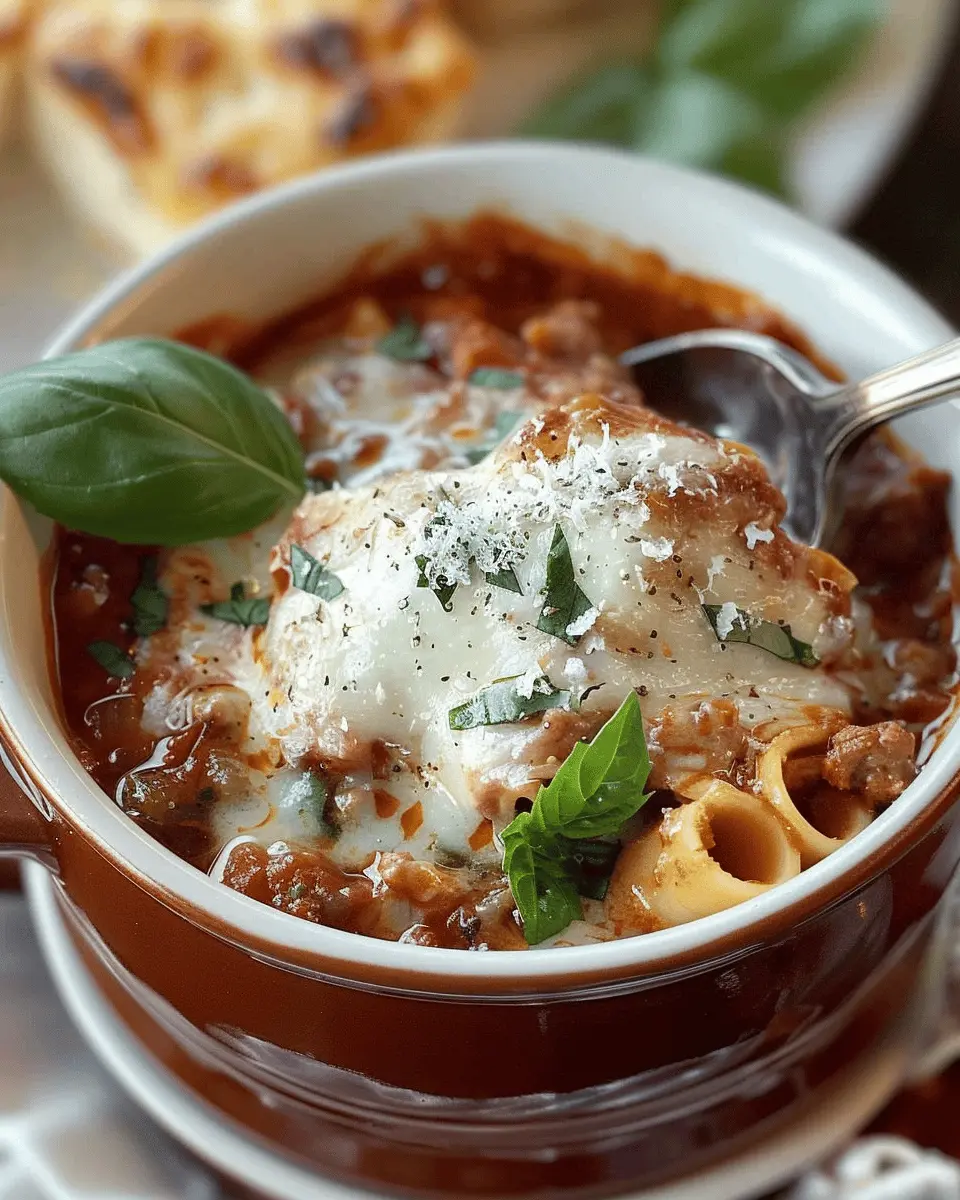 Lasagna Soup Recipe: Easy Comfort Dish with Turkey Bacon and Chicken Ham