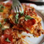 Crock Pot Pizza Casserole