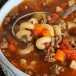 Easy Hamburger Soup with Macaroni
