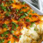 The Best Loaded Mashed Potato Casserole