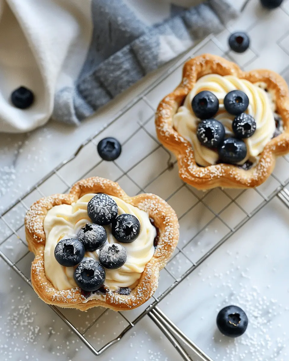 Blueberry and Mascarpone Pastries: A Delightful Homemade Treat