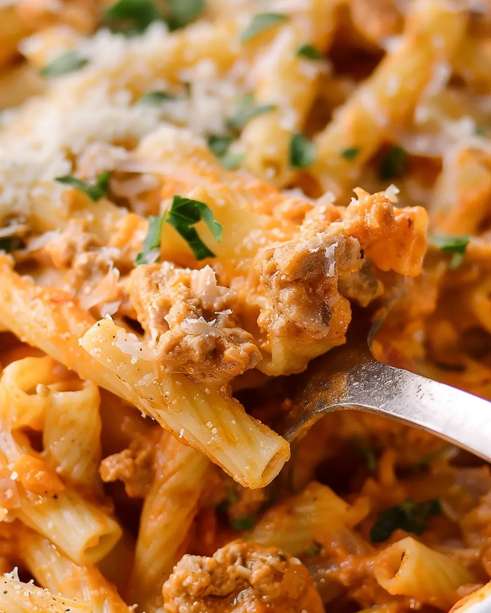 Crockpot Million Dollar Pasta: Easy Comfort Food with Turkey Bacon