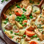 Creamy Chicken Stew with Hearty Vegetables