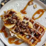 Caramelised Banana Waffle