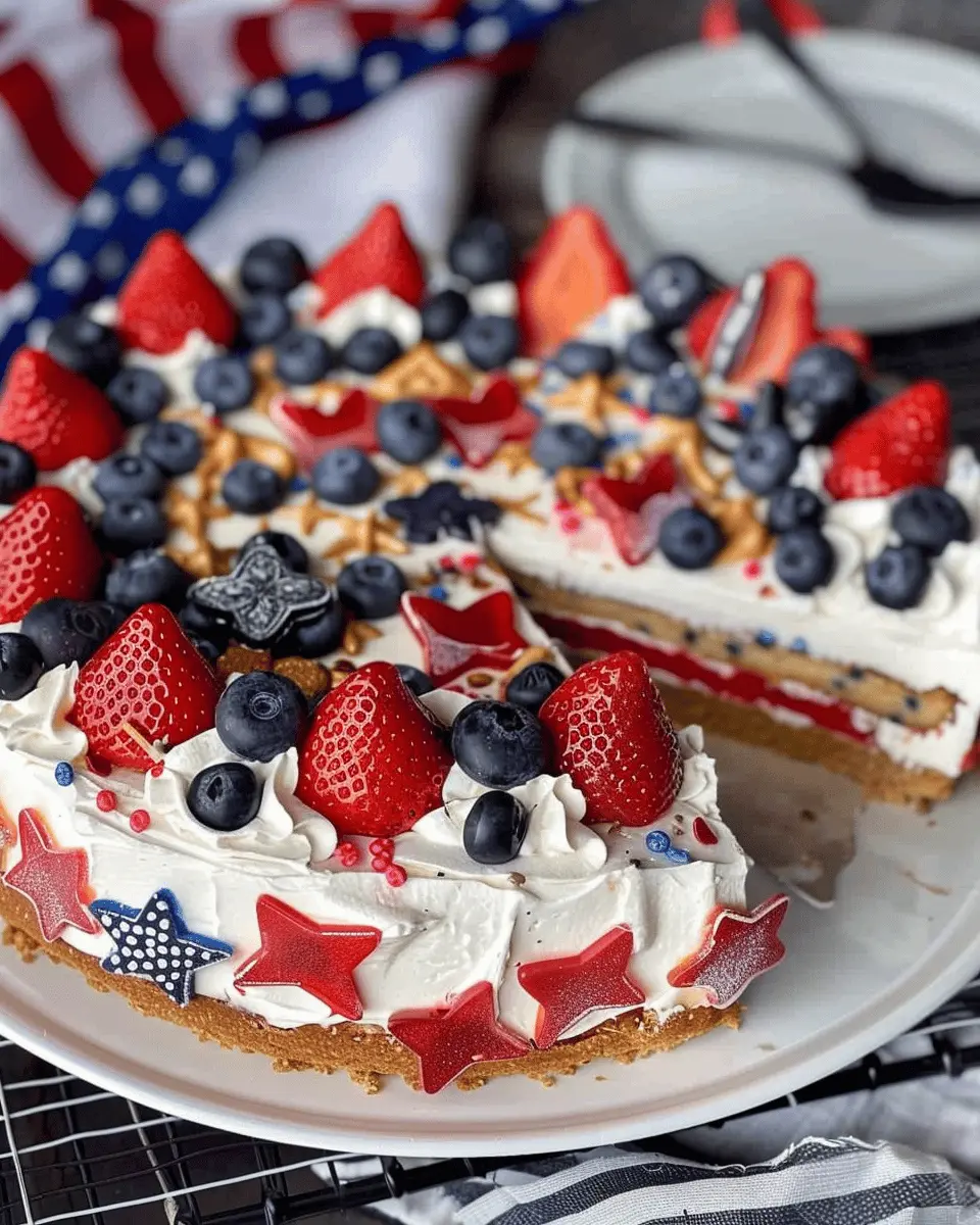 4th of July Cookie Cake: Easy and Festive Summer Treat
