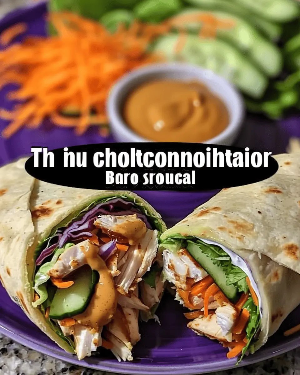 Thai Peanut Sauce Chicken Wraps: Easy, Flavorful Dinner Idea