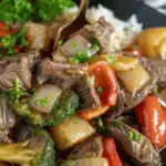 Slow Cooker Pepper Steak
